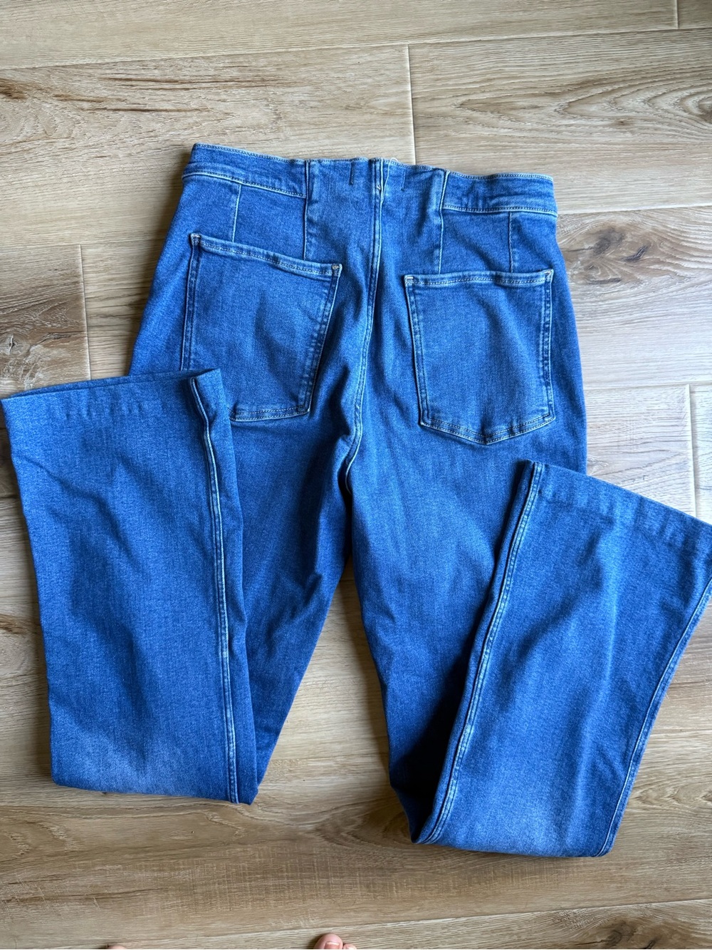 Free People Blue High Rise Jeans